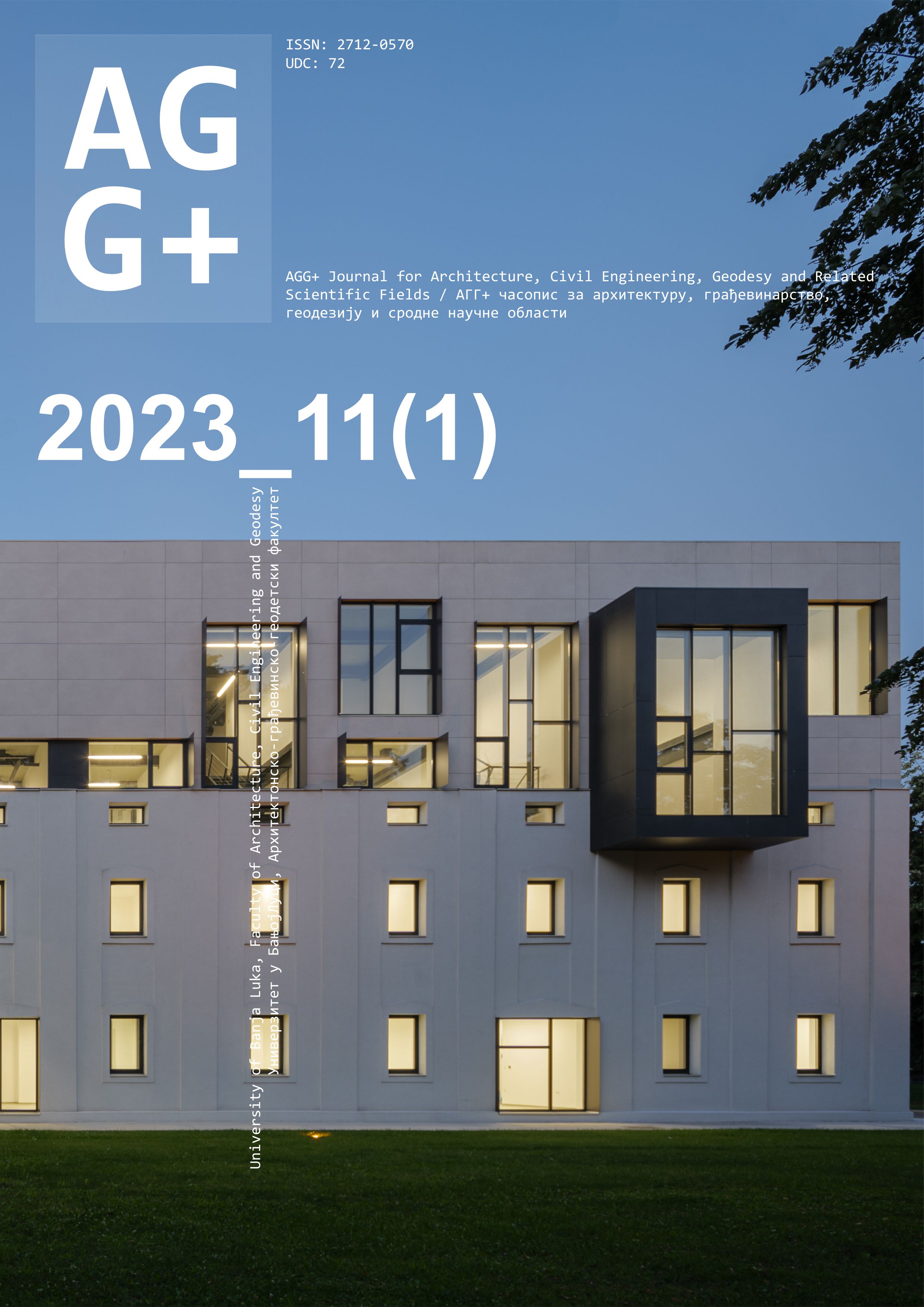 AGG+ Journal for Architecture, Civil Engineering, Geodesy, and Related Scientific Fields