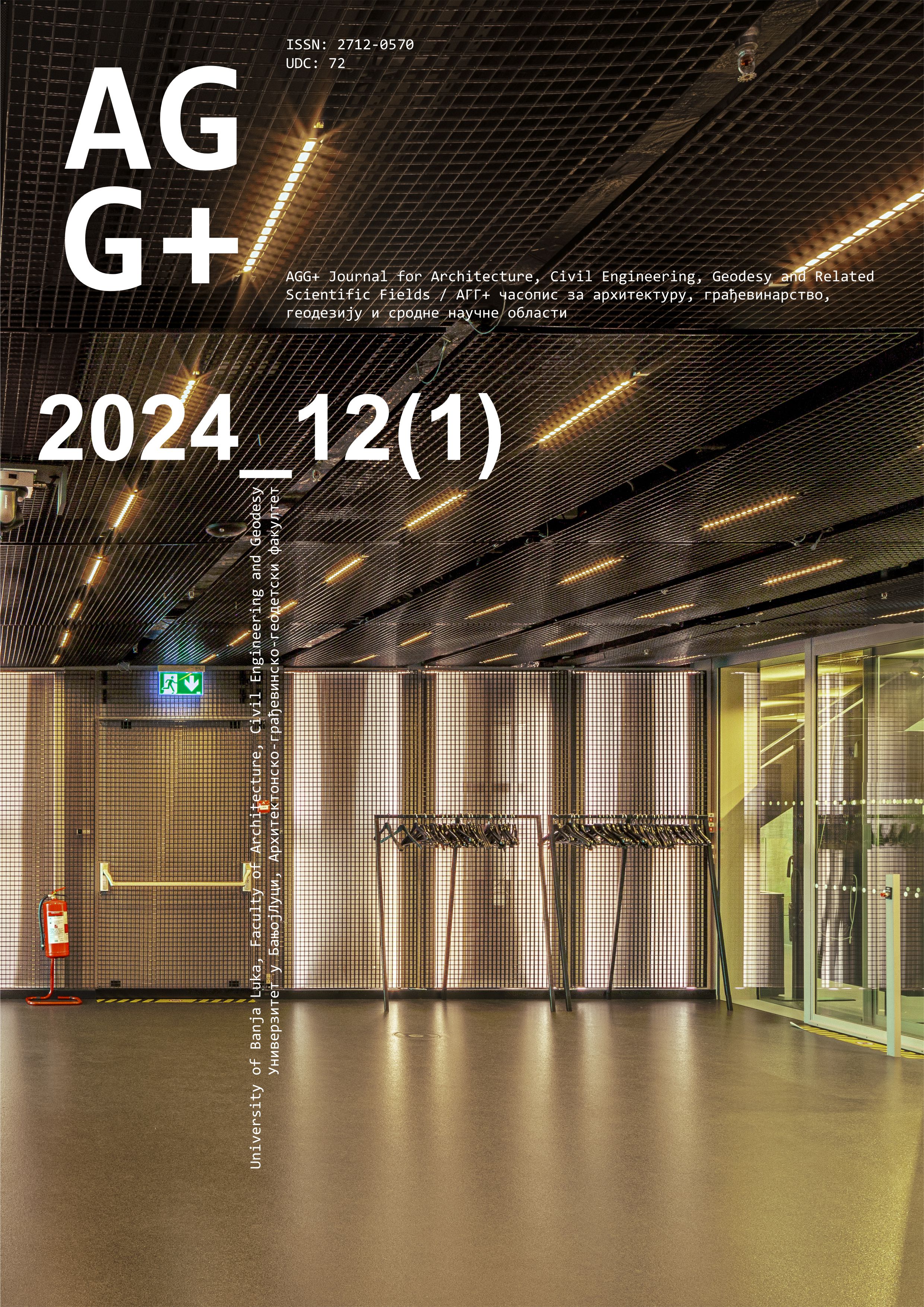 AGG+ Journal for Architecture, Civil Engineering, Geodesy, and Related Scientific Fields