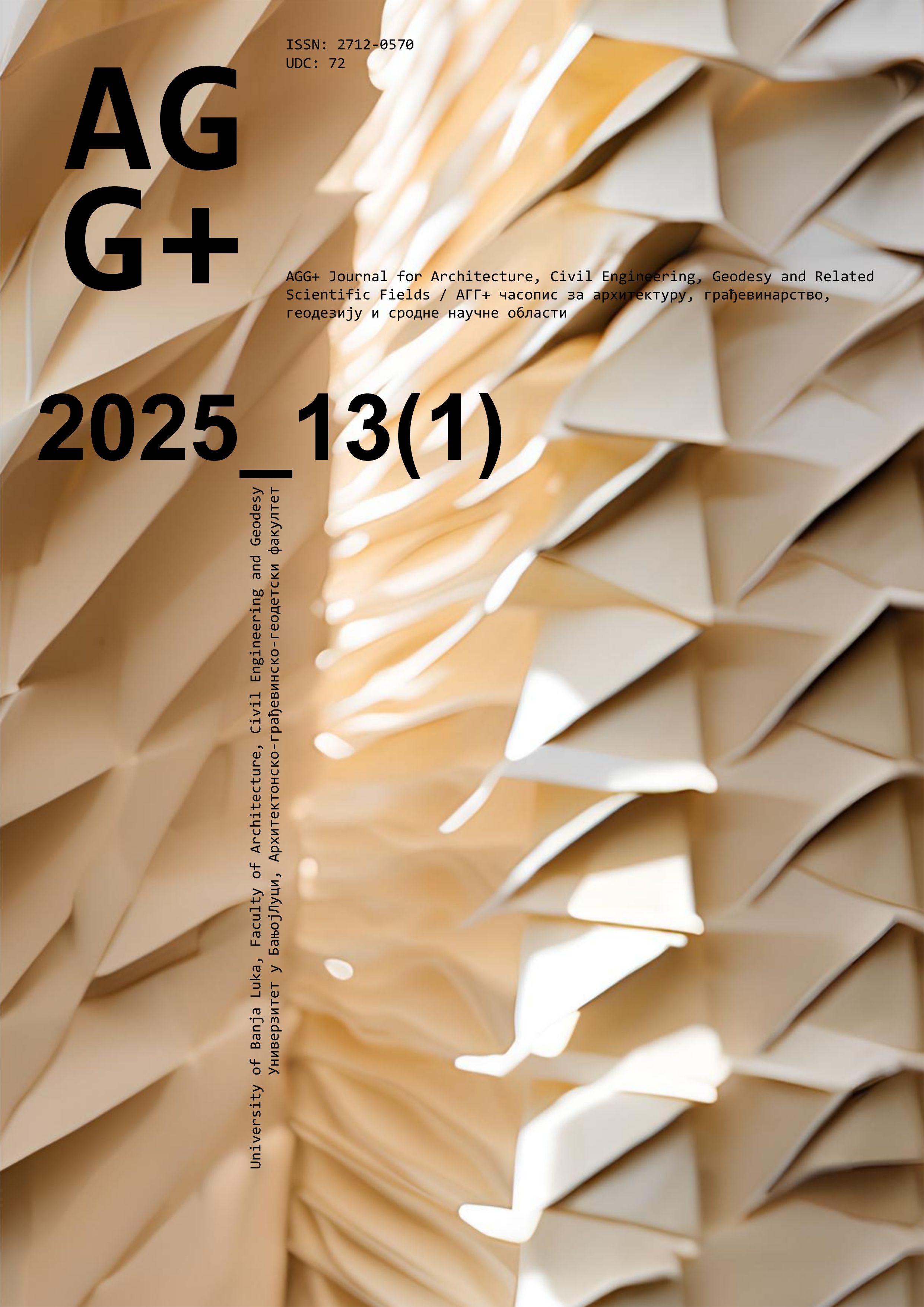 AGG+ Journal for Architecture, Civil Engineering, Geodesy, and Related Scientific Fields